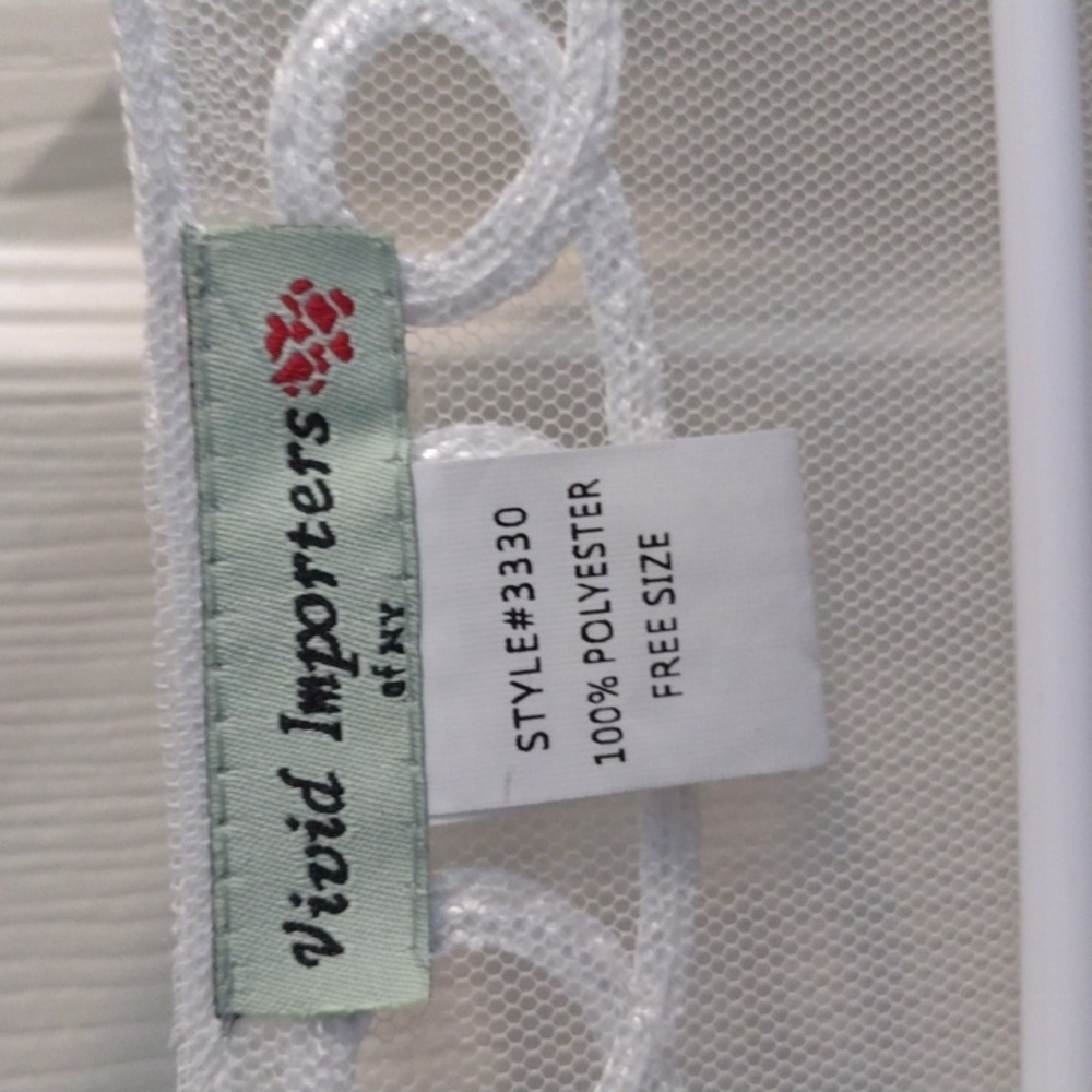White Sheer Embroidered Women's Top - Picture 2 of 3